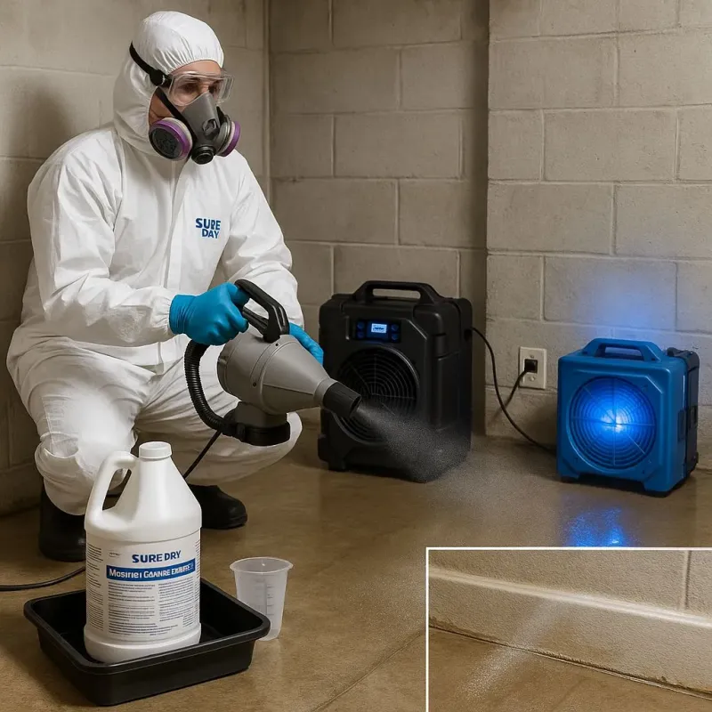 Sanitization and Odor Removal process in Queen Anne, MD